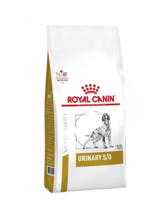 Диета для собак при лечении и профилактике мочекаменной болезни (струвиты, оксалаты) Royal Canin Urinary S/O LP18, 2 кг