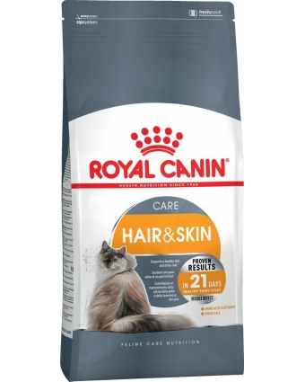 Сухой корм для кошек Royal Canin (Роял Канин) HAIR & SKIN CARE поддержание здоровья кожи и шерсти 0,4кг