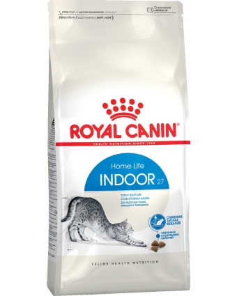 Сухой корм для кошек, живущих в доме Royal Canin (Роял Канин) INDOOR-27 от 1 до 7 лет 2кг