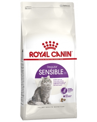 Сухой корм для кошек с чувствительным пищеварением Royal Canin (Роял Канин) SENSIBLE 33 2кг
