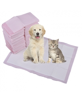 Пеленки для собак Макси M 45*60 cм розовые арт 888431