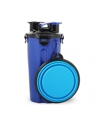 WoofArt Набор "Путешественник" мобильный контейнер для воды и еды + миска