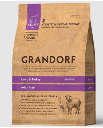 GRANDORF д/с Lamb&Turkey Maxi 10 кг