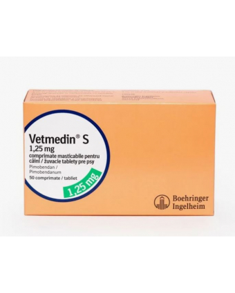 Boehringer Ingelheim Ветмедин S, 1,25 мг 50 табл