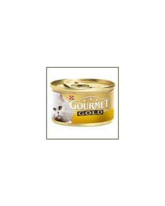 Консервы для кошек Gourmet (Гурмет) Gold Duo кусочки в подливе с уткой и индейкой 85г