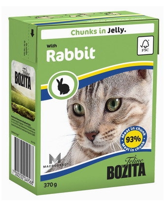 Консервы для кошек Bozita Tetra Pak с кроликом 380г