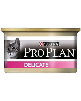 Консервы для кошек Pro Plan (Проплан) мусс индейка 85гр