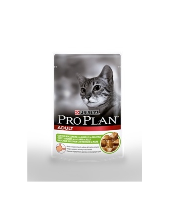 Консервы для взрослых кошек Pro Plan (Проплан) ADULT с ягненком 85 гр.