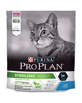 Сухой корм для стерилизованных и кастрированных кошек и котов Pro Plan STERILISED с кроликом 10кг