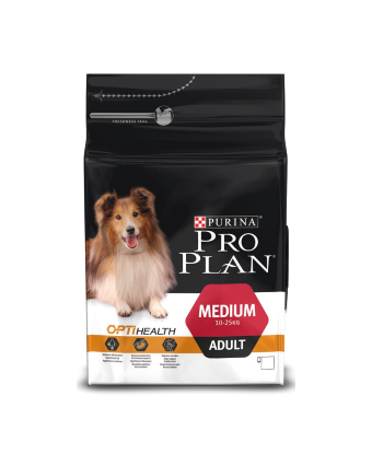 Сухой корм Pro Plan (Проплан) Medium Adult для взрослых собак  средних пород с курицей и рисом, 3 кг