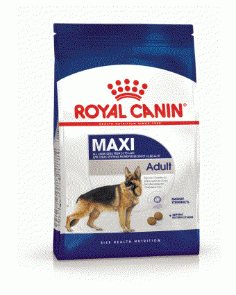 Сухой корм для взрослых собак крупных пород Royal Canin (Роял Канин) Макси Эдалт 15 кг