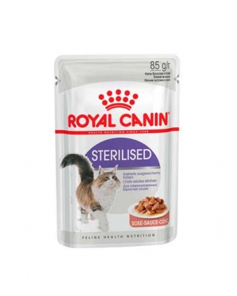 Консервы для кастрированных котов и стерилизованных кошек Royal Canin (Роял Канин) Стерилайзед соус85г
