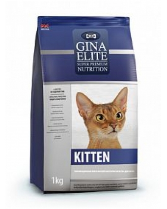 Элит Сухой корм для котят Gina (Джина) Kitten 1кг