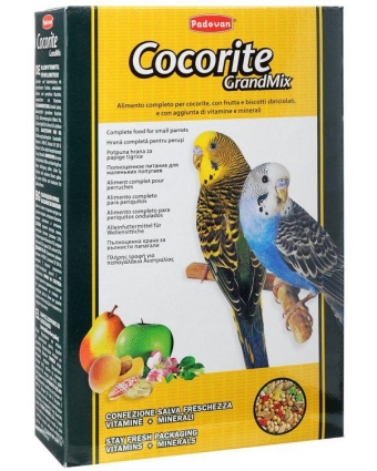 Корм PADOVAN Grandmix Cocorite основной для волнистых попугаев 400 гр