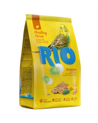 Корм для волнистых попугаев в период линьки Рио 500 гр
