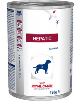 Лечебный корм для собак Royal Canin (Роял Канин) Hepatic при печёночной недостаточности 420г