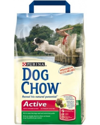 Сухой корм Dog Chow (Дог Чау) для активных собак, 2,5 кг
