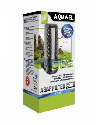 Внутренний фильтр AQUAEL ASAP 500, 5 W, 500 л./ч.,аквариум 50-150 л.