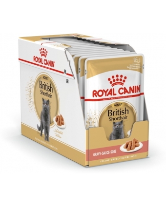 Royal Canin (Роял Канин) BRITISH SHORTHAIR ADULT( Британская короткошерстная) (соус) 0,085 кг. Консервы для кошек