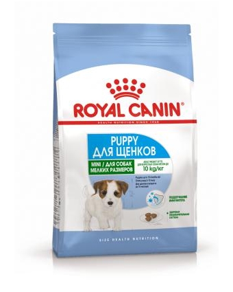 АКЦИЯ! Сухой корм Royal Canin MINI PUPPY (МИНИ ПАППИ) Питание для щенков в возрасте от 2 до 10 месяцев, 500 г + 300 г в подарок