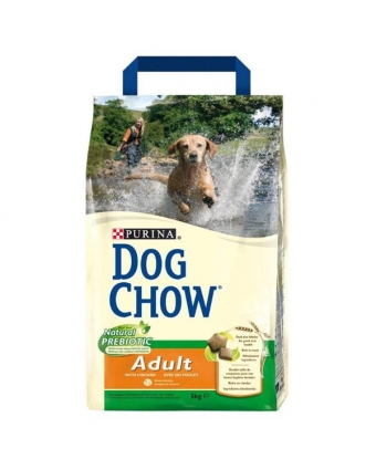 Сухой корм  Дог Чау для взрослых собак с курицей 3кг