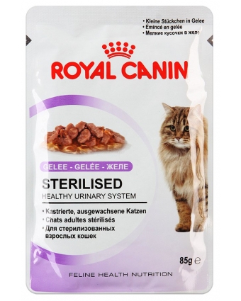 Консервы для кастрированных котов и стерилизованных кошек Royal Canin (Роял Канин) Стерилайзед 85г 3+1