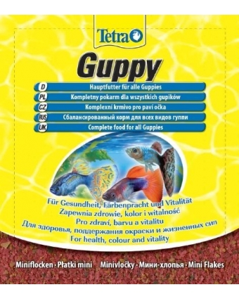 Tetra Guppy корм для гуппи 12 гр