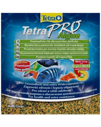 Tetra Pro Algae корм для рыб 12 гр чипсы со спирулиной