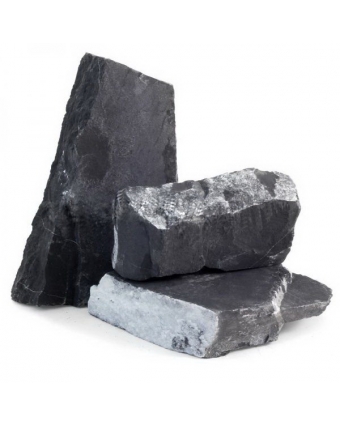 Камень Laguna сланец черный, коробка 20кг+/-1,5кг