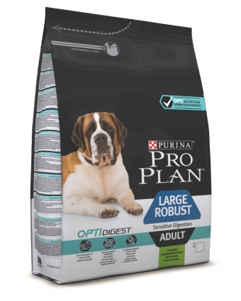 Сухой корм Pro Plan (Проплан) Adult Robust Sensitive Digestion для собак крупных пород  с ягненком и рисом 3 кг