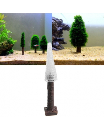 Аквариумное приспособление моховое дерево -ёлочка 13см арт.666039