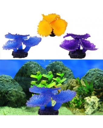 Декоративная аквариумная композиция кораллы круглые на ножке арт.666154