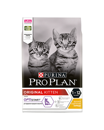 Сухой корм для котят ProPlan Kitten с курицей и рисом 7кг
