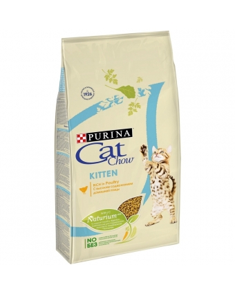 Сухой корм для котят Cat Chow Kitten с курицей 7 кг