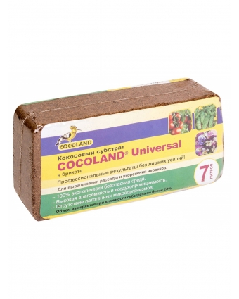 Субстрат кокосовый Cocoland Universal в брикетах (7+1л)