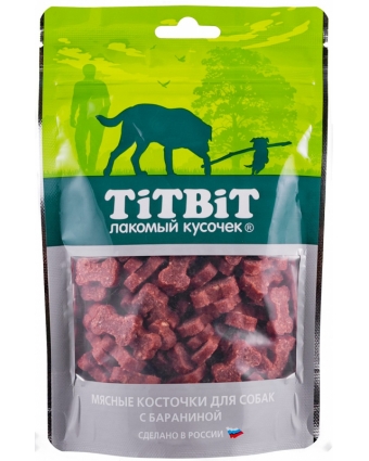 TiTBiT 12919 Косточки мясные д/собак с бараниной