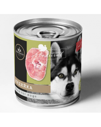 Секрет Премиум 340 гр консервы для собак индейка