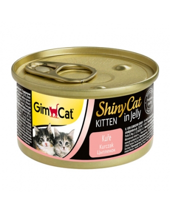 GimCat ShinyCat консервы для котят из цыпленка 70 г