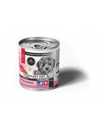 Секрет Премиум Vet Diet 340 гр консервы лечебные для собак Hypoallergenic с говядиной